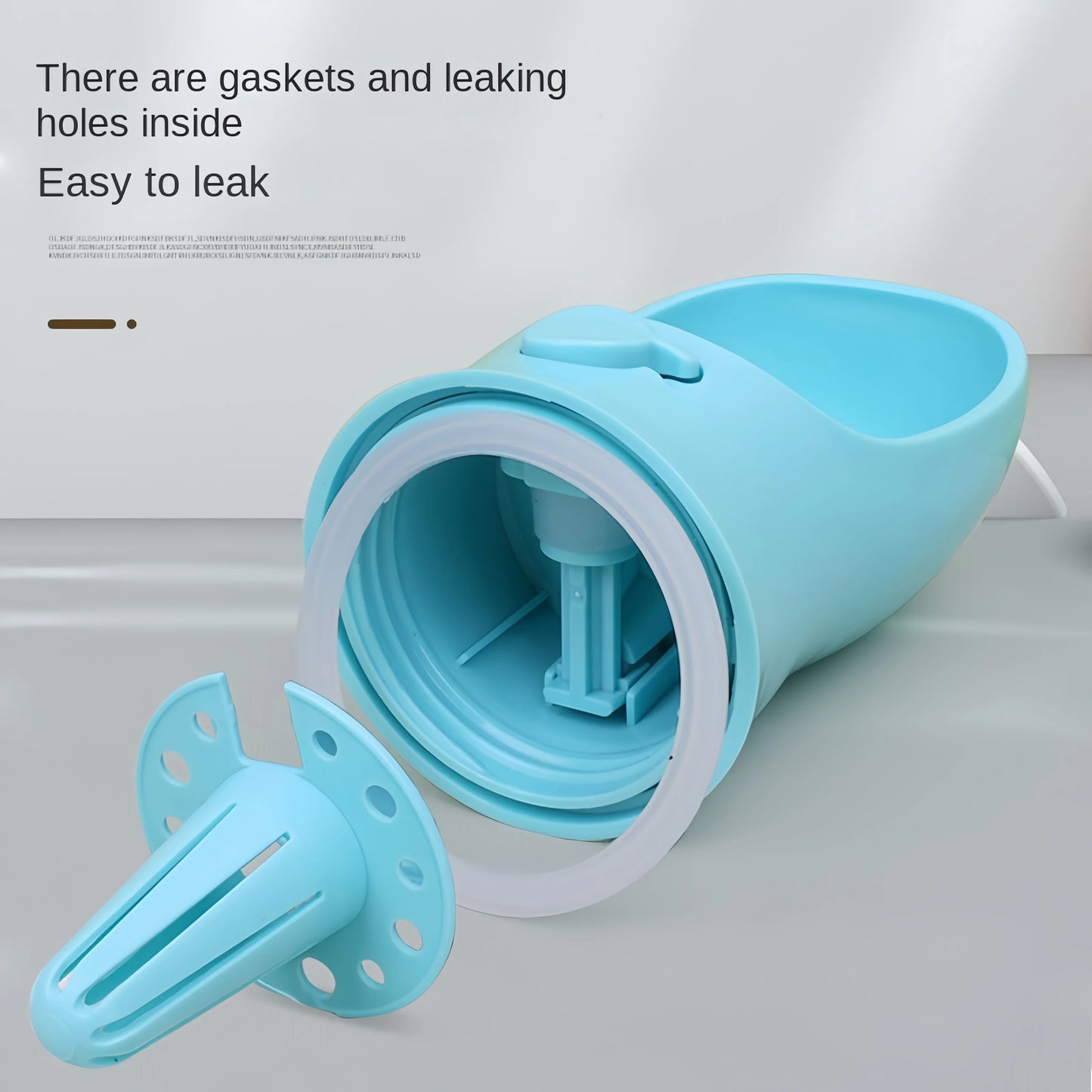 Portable 2-in-1 Pet Water Bottle & Food Container
